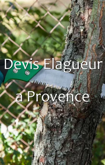 Devis Elagueur a Provence